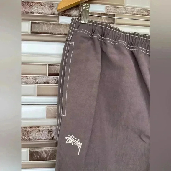 Stussy Nylon Folsom Beach Pants medium Grape - Picture 8 of 17
